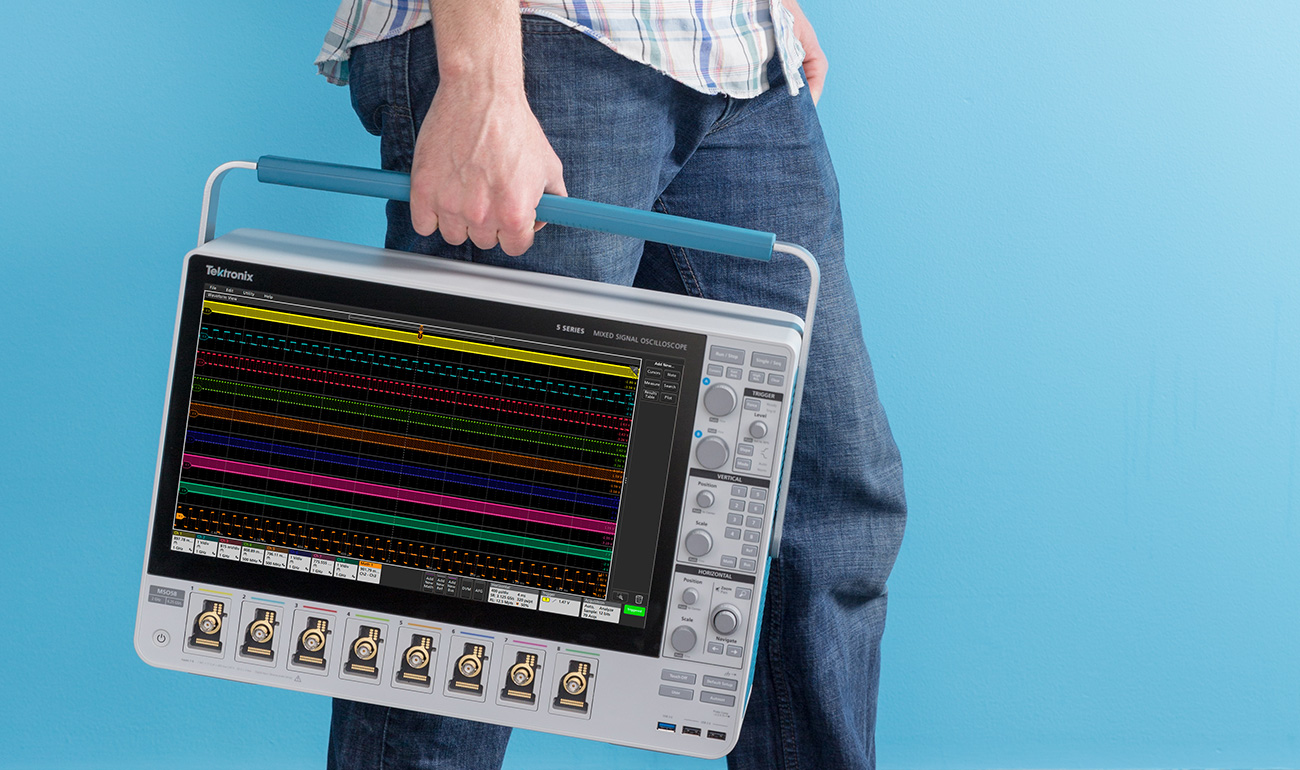 Tektronix 5 Series MSO Sets Usability Standard