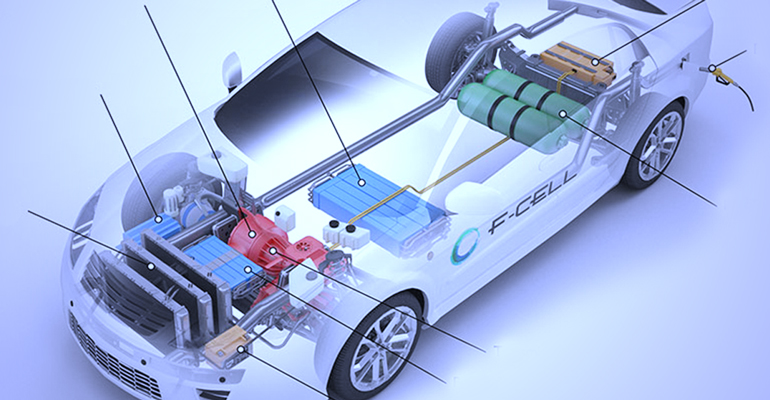 fuel cell car design