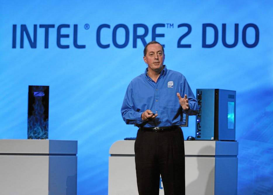Paul Otellini, shortly after being promoted to chief executive, in 2006. (Image courtesy of Intel).