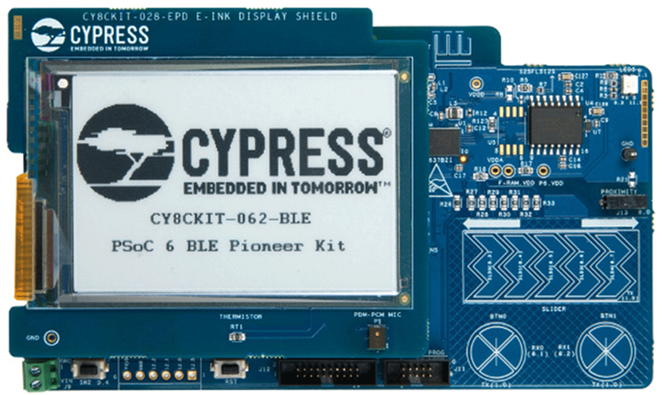 Navigating the PSoC 6 BLE Pioneer Kit