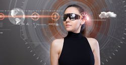 Futuristic glasses Futuristic glasses