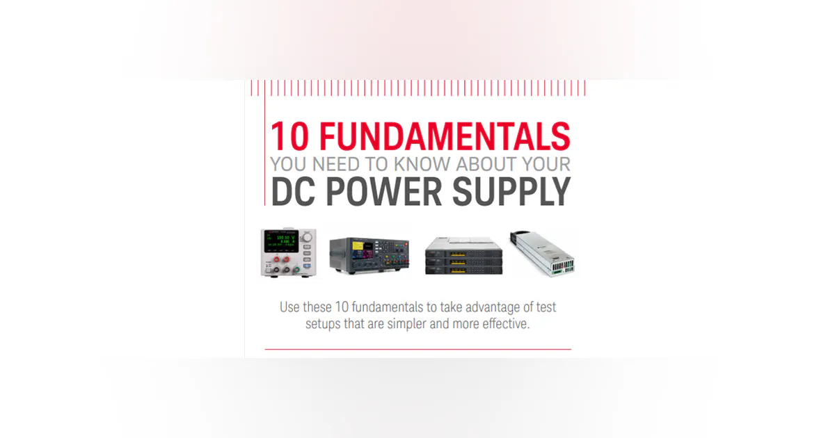 10 Hints to Consider When Setting Up Your Power Supply | Electronic Design