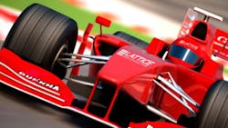 Red racing Car Red racing Car