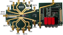 X/Ku Band Beamformer Handles Four Antennas at Once