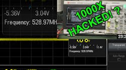 Hacking the Specs: Frequency Counter on an Oscilloscope Hacking the Specs: Frequency Counter on an Oscilloscope