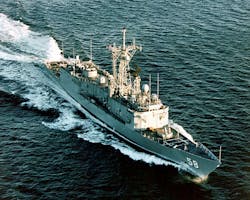 Elevated Starboard Bow View Samuel B Roberts Elevated Starboard Bow View Samuel B Roberts