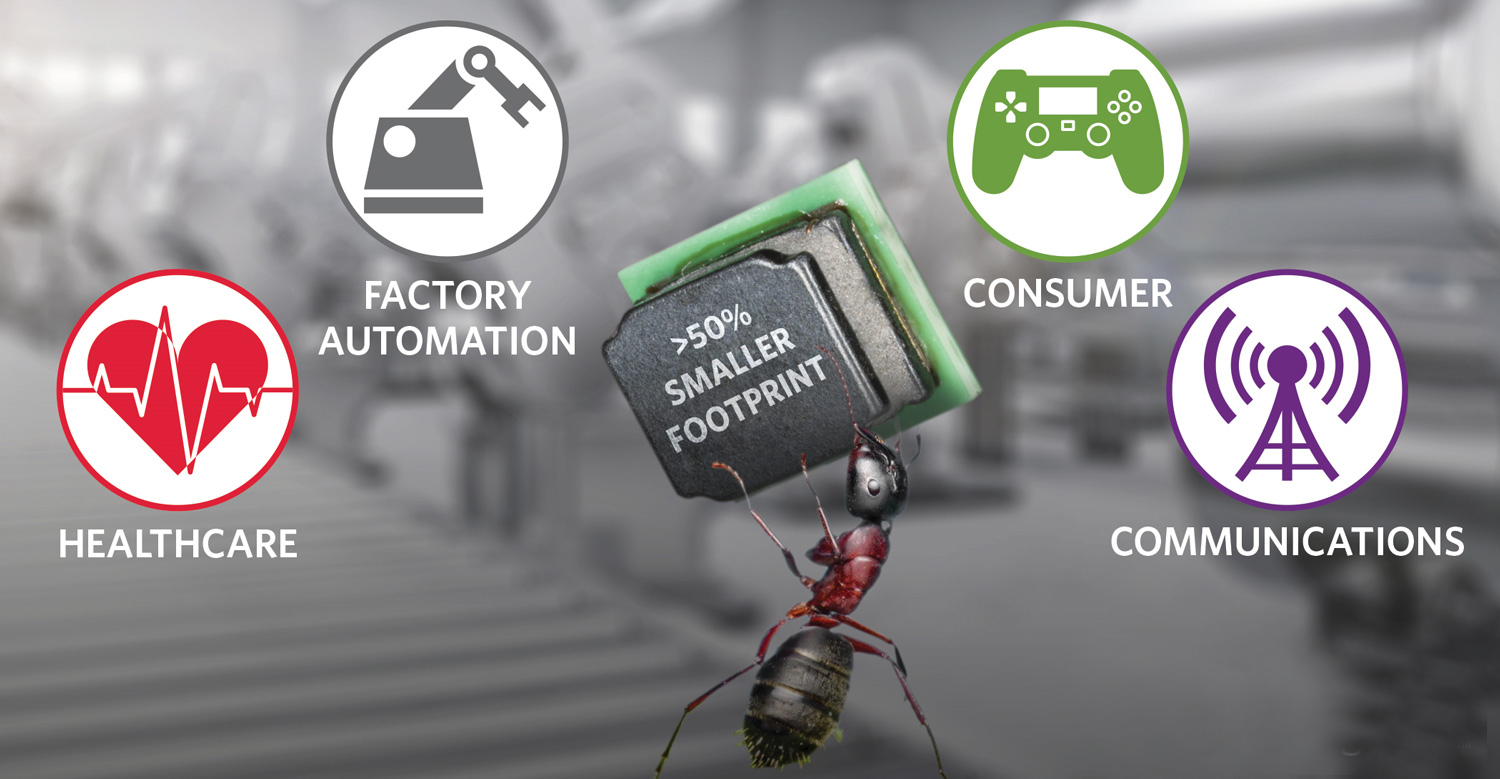 Tiny Higher-Voltage Power Modules Nearly Disappear from Sight