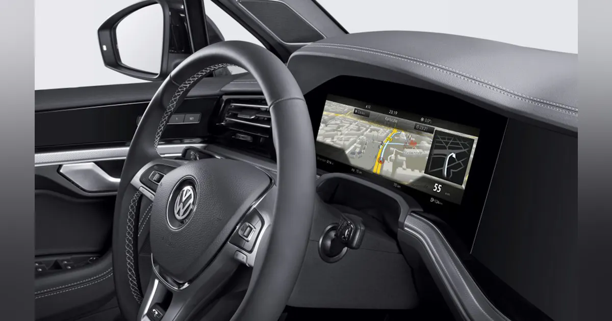Projected Instrument Cluster World’s First Curved Instrument Cluster Hits the Road | Electronic Design