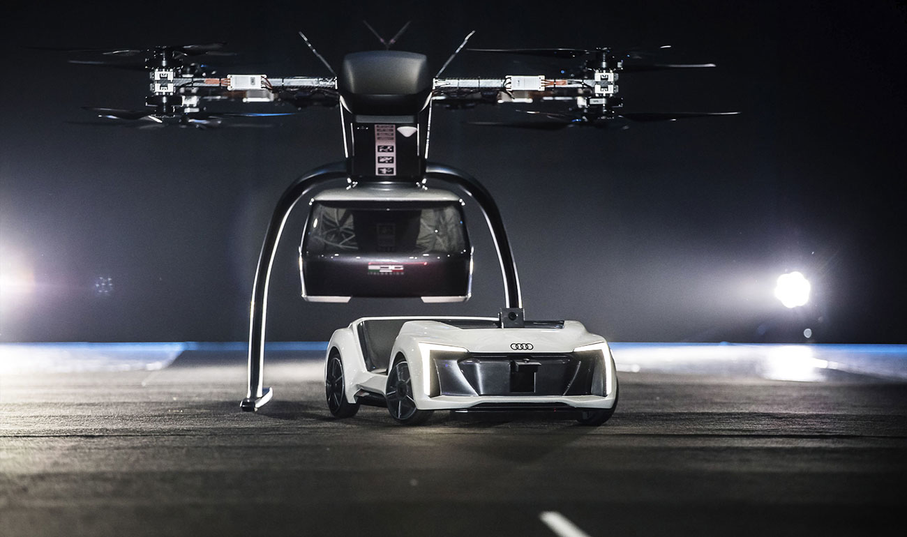 Audi, Airbus, and Italdesign Test Flying Taxi Concept