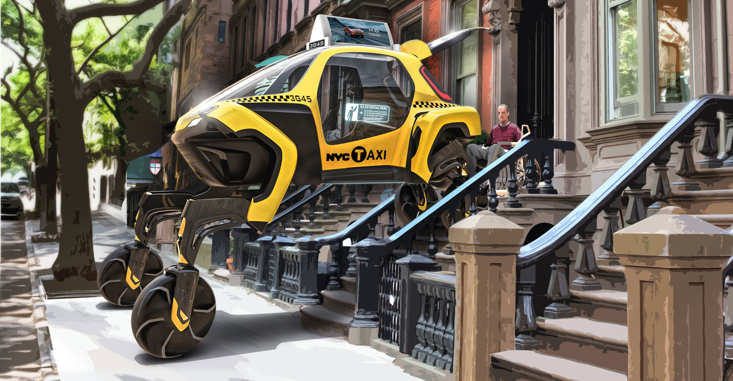 &ldquo;Elevate&rdquo; Walking Car Concept Debuts at CES 2019