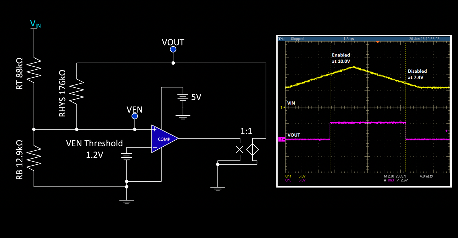 Added Hysteresis Enhances DC-DC Converter Performance