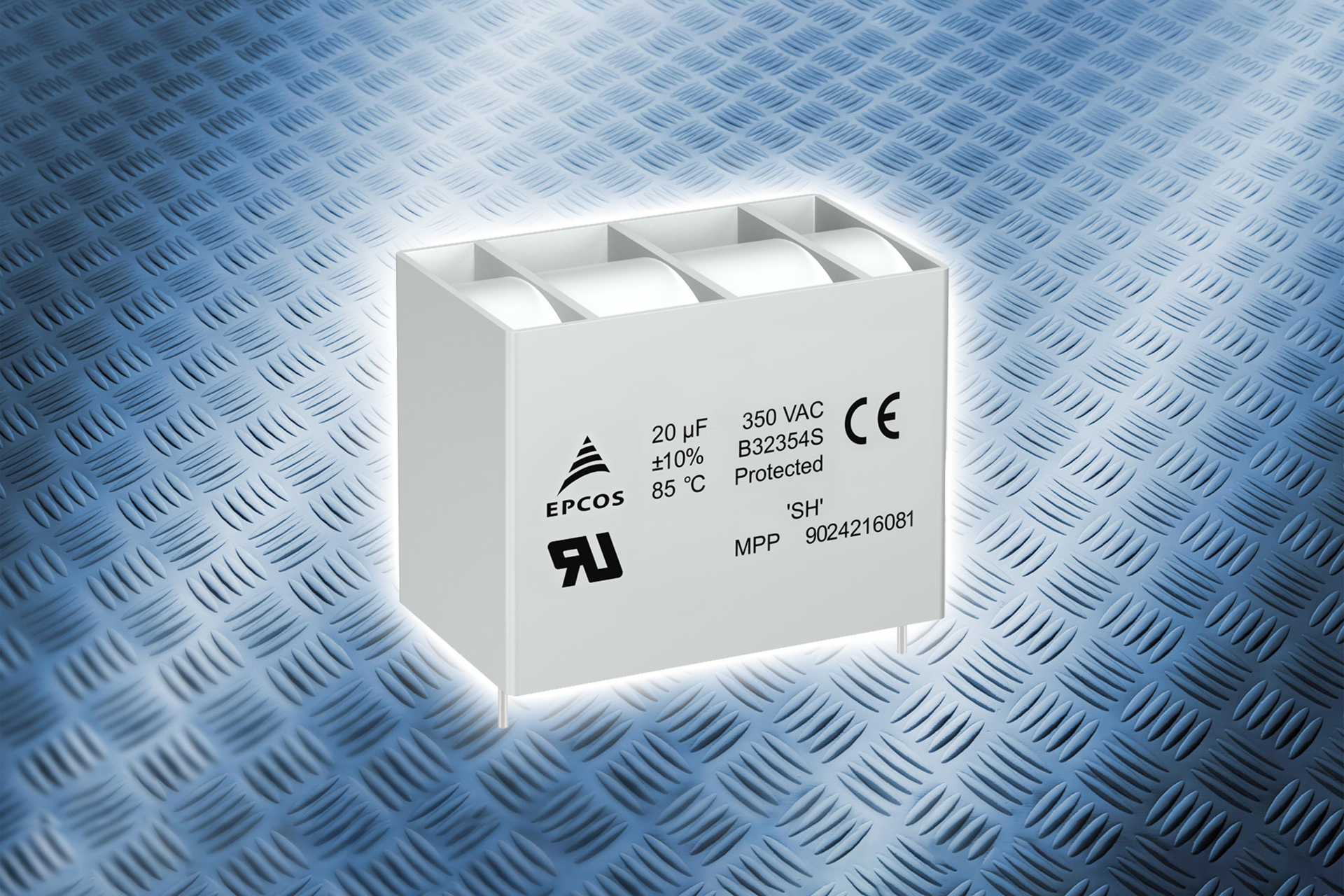 Rugged ac filter capacitor of the B32354S3 series