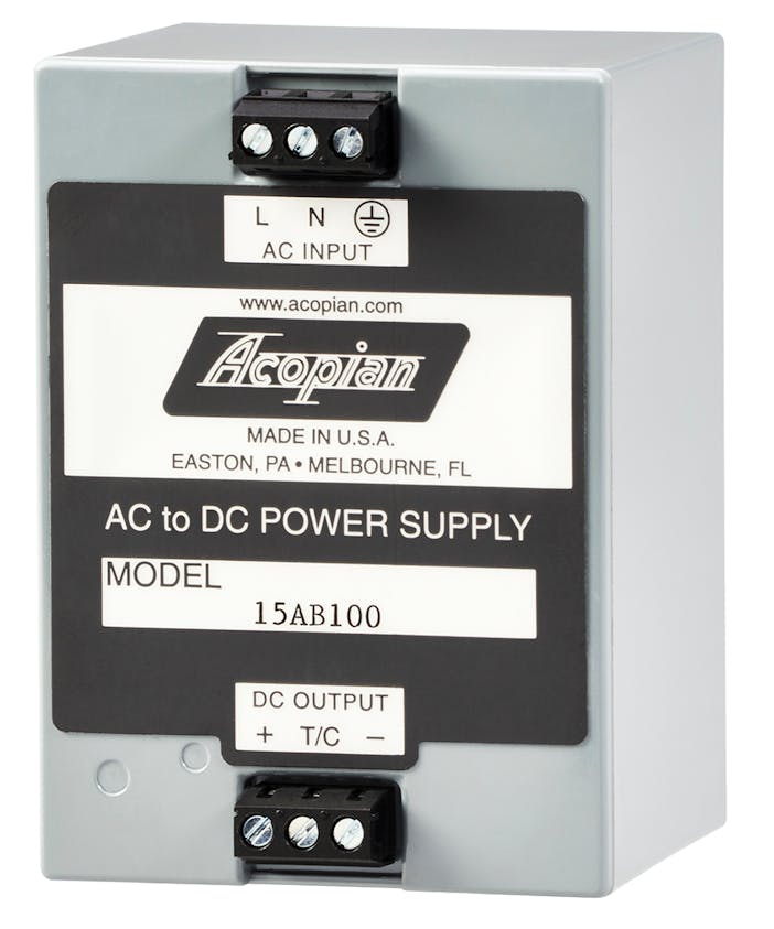 Acopian launches touchsafe linear mini power supplies Electronic Design