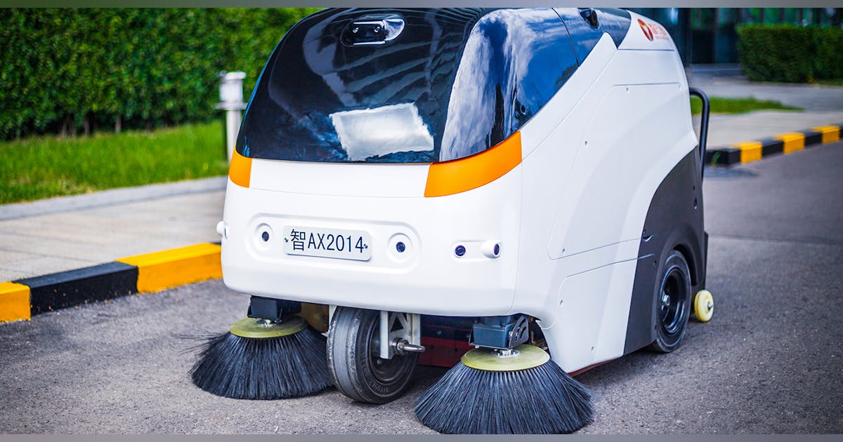 Robot Sapu Jalan di Jiading, 1 Robot : 25 Kerja Orang-Image-1 Robot Sapu Jalan di Jiading, 1 Robot : 25 Kerja Orang-Image-1