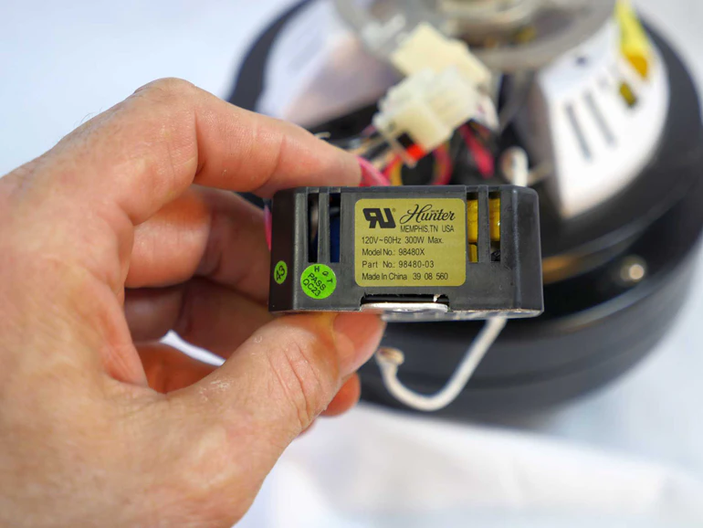 Ceiling Fan Wattage Limiter Bypass | Shelly Lighting