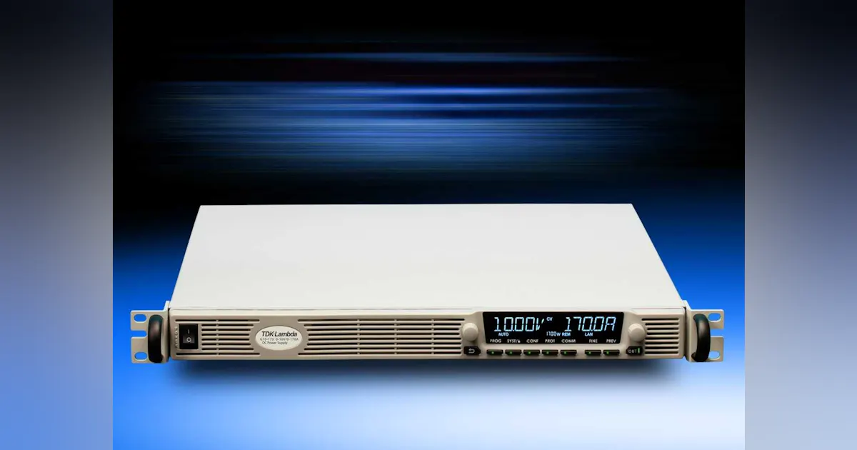 Tdk Rack Adapter TDK extends programmable power supplies with full-rack1U AC/DC 1.7kW ...