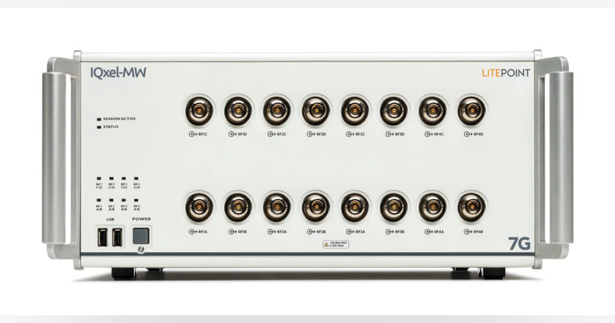 LitePoint debuts industry’s first test system for Wi-Fi 6 in 6 GHz ...