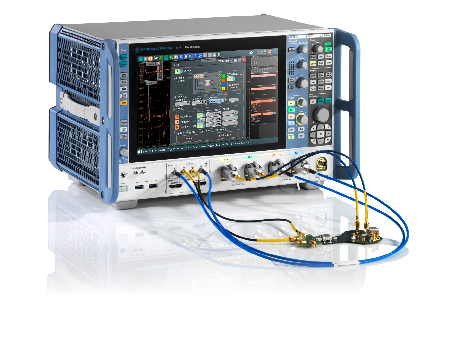 New R&S RTP highperformance oscilloscope doubles maximum bandwidth to