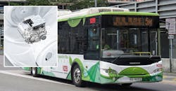 Bus in Shanghai Bus in Shanghai