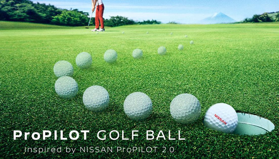 Never Another Putt with Nissan's Self-Driving Golf Ball Electronic Design