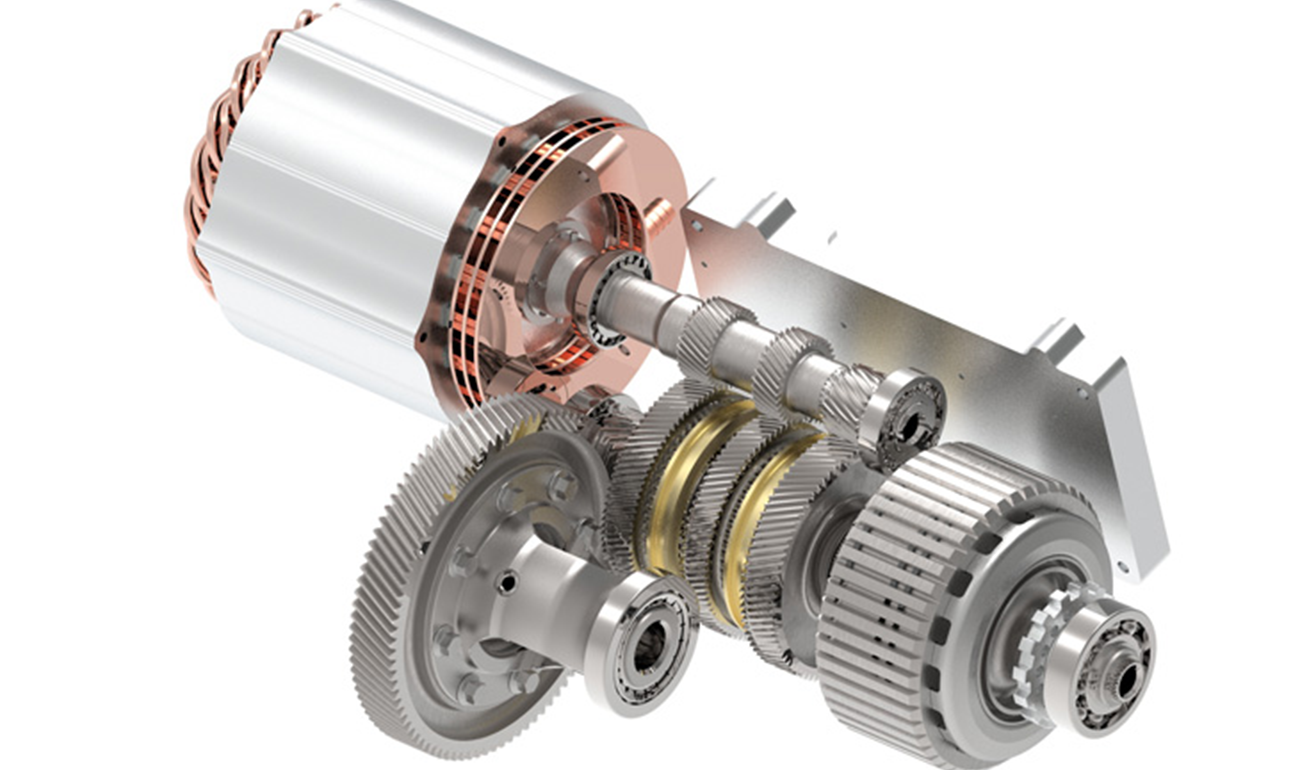 Scalable Edrive Integrates MultiSpeed Transmission Electronic Design