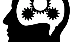 Thinking Brain Machine Vector Clipart