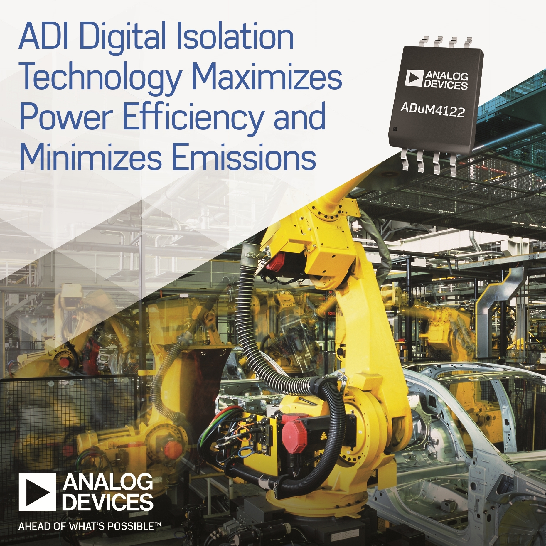 Analog Devices launches isolation technology for factories migrating to
