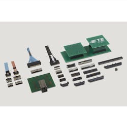 TE’s Sliver straddle-mount connectors TE’s Sliver straddle-mount connectors