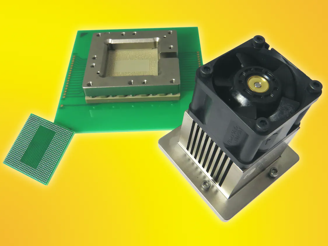 Spring pin socket for optical engine | Electronic Design