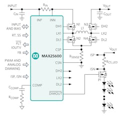 3. LED controller with smooth buck-boost operation and fast transient response. 3. LED controller with smooth buck-boost operation and fast transient response.