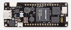 1. The Portenta H7 contains a dual-core, STM32H747 microcontroller that consists of a 480-MHz Cortex-M7 and a 240-MHz Cortex-M4.