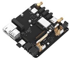 2. The carrier board is designed to expose all of the peripheral interfaces to provide a development environment. A custom carrier board would typically be used in a production system. 2. The carrier board is designed to expose all of the peripheral interfaces to provide a development environment. A custom carrier board would typically be used in a production system.