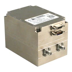 One example of a tri-band (L/S/C) multimode transmitter for aerospace instrumentation applications is Curtiss-Wright&rsquo;s TTS-9800-2, which provides dual outputs at 10 W. The user-programmable multimode transmitter supports transmission in L-band (all), S-band (all), and C-band (lower and middle). In addition, it features nested LDPC and STC for a combined application that can extend an aircraft&rsquo;s operational range.