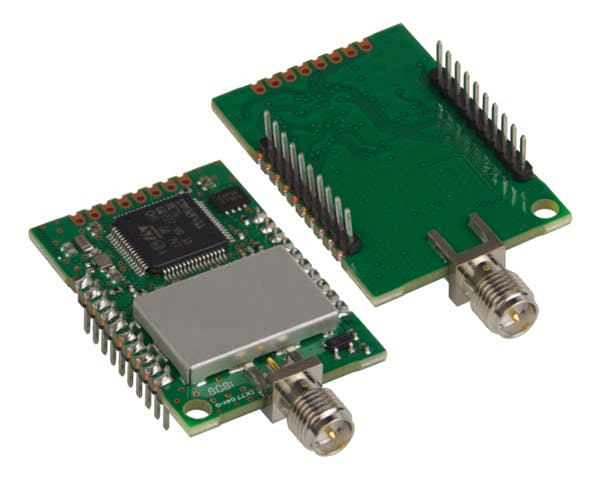 MultiTech&rsquo;s mDot module uses an Arm Mbed processor to provide LoRaWAN connectivity for M2M applications.