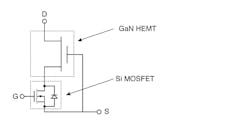 2. A cascode connection with a GaN HEMT and a Si MOSFET provides enhancement-mode operation with GaN benefits. 2. A cascode connection with a GaN HEMT and a Si MOSFET provides enhancement-mode operation with GaN benefits.