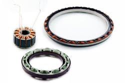 Frameless motors reduce waste and redundancy by eliminating the need for additional mounting supports, plates, and brackets. Frameless motors reduce waste and redundancy by eliminating the need for additional mounting supports, plates, and brackets.