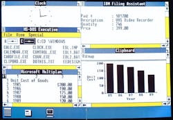 4. The first version of Microsoft Windows took advantage of the latest graphics hardware. (source: Hoolooh)