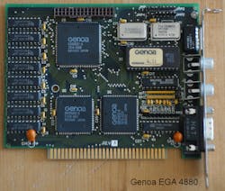Figure 3. With the advent of an integrated EGA controller, the AIBs started to get smaller Figure 3. With the advent of an integrated EGA controller, the AIBs started to get smaller