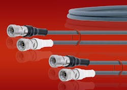 4. Shown is a pair of skew-matched coaxial cables.