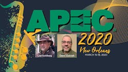 Editors Dave Maliniak and Lee Goldberg are treating their readers to coffee and conversation in between the tech sessions at APEC. (Credit: IEEE) Editors Dave Maliniak and Lee Goldberg are treating their readers to coffee and conversation in between the tech sessions at APEC. (Credit: IEEE)