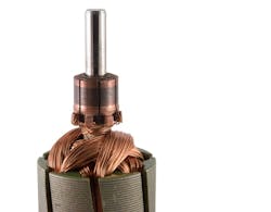 2. This is a rotor from a brushed dc motor with the commutator and rotor windings. 2. This is a rotor from a brushed dc motor with the commutator and rotor windings.