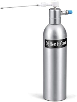Whatever your technical performance limitations, this “5G Fixer in a Can” nanoparticle-based hype spray can minimize or eliminate it. Whatever your technical performance limitations, this “5G Fixer in a Can” nanoparticle-based hype spray can minimize or eliminate it.