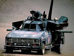 1. Tesla refuses to confirm or deny its involvement with what appears to be a prototype of a Cybertruck equipped with a 400+ horsepower racing-derived diesel engine. (Credit: MGM) 1. Tesla refuses to confirm or deny its involvement with what appears to be a prototype of a Cybertruck equipped with a 400+ horsepower racing-derived diesel engine. (Credit: MGM)