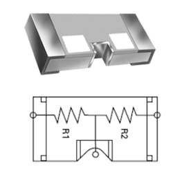 8. Shown is a cost-effective, 1206-size, high-temperature divider package (PFC-HT Series). 8. Shown is a cost-effective, 1206-size, high-temperature divider package (PFC-HT Series).
