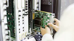Data Center Server Stock Image