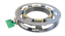 Shown is an example torque sensor implementation from Moving Magnet Technologies. The Melexis ASIL-ready MLX91377 is designed for steering-torque and general automotive sensing. (Source: Melexis)