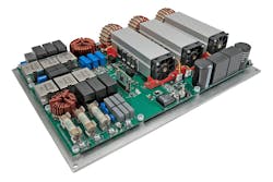 Reference designs, such as this 30-kW, 3-phase front end for a charging station application, give designers the tools they need to shorten development cycles. (Courtesy of Microchip) Reference designs, such as this 30-kW, 3-phase front end for a charging station application, give designers the tools they need to shorten development cycles. (Courtesy of Microchip)