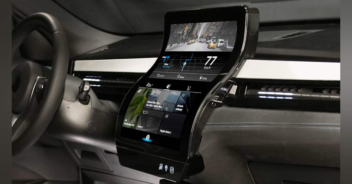Curved In-Vehicle Displays: Drivers and Challenges | Electronic Design