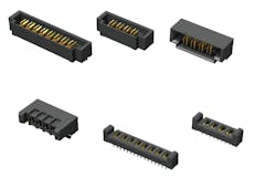 1. Depicted are Samtec UPT and UPS 8-pin connectors. (Courtesy of Samtec) 1. Depicted are Samtec UPT and UPS 8-pin connectors. (Courtesy of Samtec)