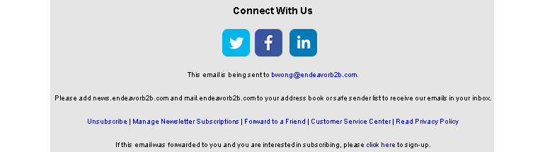 1. The Unsubscribe link removes you from the matching newsletter while Manage Newsletter Subscriptions let's you manage all you subscriptions at once.